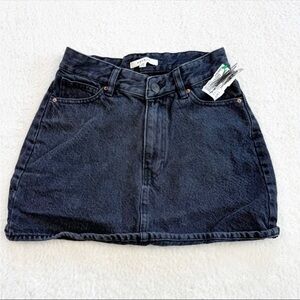 Pacsun black denim skirt